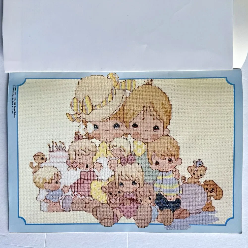 Cross Stitch Precious Moments Pattern Book Baby Book PM-8 Gloria & Pat